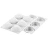 Lovely 110 Kit Silikomart stampo silicone 6 cuori intrecciati 82 mm con cutter Lovely 110 Kit Silikomart stampo silicone 6 cuori intrecciati 82 mm con cutter
