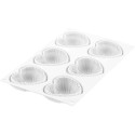 Lovely 110 Kit Silikomart stampo silicone 6 cuori intrecciati 82 mm