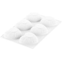 Lovely 110 Kit Silikomart stampo silicone 6 cuori intrecciati 82 mm