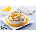 Rose Silikomart stampo silicone con anello per torte rose da 22x10 cm