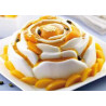 Rose Silikomart stampo silicone con anello per torte rose da 22x10 cm Rose Silikomart stampo silicone con anello per torte rose da 22x10 cm