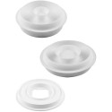 Kit Trinity 1400 Silikomart set 3 stampi silicone per ciambella trinità da 20 xh6 cm