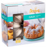 Gaia Decora stampo alluminio pressofuso per ciambelle da 24 h 10 cm Gaia Decora stampo alluminio pressofuso per ciambelle da 24 h 10 cm