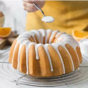 Carol Decora: stampo in alluminio pressofuso per ciambella di ø24xh9 cm