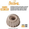Mini Carol Decora stampo alluminio pressofuso per mini ciambella 10 h 5 cm