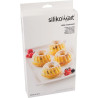 Mini Gugelhopf Silikomart stampo silicone per 6 mini ciambelle di ø7 cm