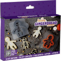 Decora – Set Ginger Halloween: 2 Tagliapasta Omino + 4 Stencil 3D per Biscotti