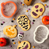 Halloween Monsters Decora o mostri di halloween set 2 tagliapasta e 4 stencil