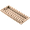 Kit tarte bamboo Silikomart set anello e stampo silicone bambù per decoro crostata rettangolare