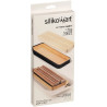 Kit tarte bamboo Silikomart set anello e stampo silicone bambù per decoro crostata rettangolare