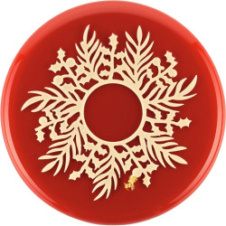 Ghirlanda Decor Silikomart stampo silicone o tappeto decorativo di ø145xh2 mm
