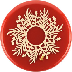 Ghirlanda Decor Silikomart | Stampo Tappeto Silicone per Torte Natalizie...