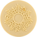 Ghirlanda Decor Silikomart; stampo silicone bianco o tappeto decorativo da 145 x h 2 mm