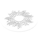 Ghirlanda Decor Silikomart; stampo silicone bianco o tappeto decorativo da 145 x h 2 mm