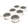 Mini Hiver Silikomart stampo silicone inverno per tortine con decoro albero di pino innevato da 7 cm Mini Hiver Silikomart stampo silicone inverno per tortine con decoro albero di pino innevato da 7 cm