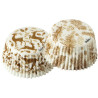 36 Pirottini Muffin in carta decoro Gold Elegant Christmas diametro 5 cm altezza 3,2 cm da Decora 36 Pirottini Muffin in carta decoro Gold Elegant Christmas diametro 5 cm altezza 3,2 cm da Decora