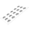 Corolle 4 Silikomart: stampo silicone decorativo 15 fiori a 6 petali