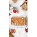 Stampo plum-cake Santa Claus in alluminio pressofuso 27x15xh5,8 cm da Decora