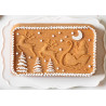 Stampo plum-cake Santa Claus in alluminio pressofuso 27x15xh5,8 cm da Decora Stampo plum-cake Santa Claus in alluminio pressofuso 27x15xh5,8 cm da Decora