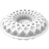 Kaleido 110 Silikomart stampo ciambella in silicone per torta da 19xh6 cm, decorata con intreccio geometrico