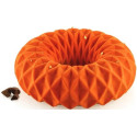 Kaleido 110 Silikomart stampo ciambella in silicone per torta da 19xh6 cm, decorata con intreccio geometrico