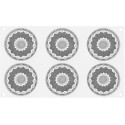 Kaleido 75 Silikomart in silicone per ciambelle monoporzioni di diametro 7,5 cm da Silikomart