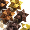 Star Game 35 Silikomart: stampo in silicone bianco per 12 mignon da combinare a stella