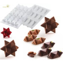 Star Game 35 Silikomart: stampo in silicone bianco per 12 mignon da combinare a stella