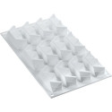 Star Game 35 Silikomart: stampo in silicone bianco per 12 mignon da combinare a stella