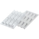 Star Game 35 Silikomart: stampo in silicone bianco per 12 mignon da combinare a stella