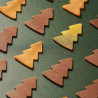 Chablon Tree Silikomart set 2 stampi per 72 decorazioni albero da 3,5 cm Chablon Tree Silikomart set 2 stampi per 72 decorazioni albero da 3,5 cm