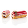 Kit Eclair Silikomart: stampo silicone eclair top con stampo airplus 11 per basi choux Kit Eclair Silikomart: stampo silicone eclair top con stampo airplus 11 per basi choux