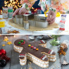 Bimbo Decora: sagoma in acciaio inox 28 x h 4,5 cm