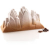 Tre cime 650 Silikomart stampo silicone bianco per torta cime dolomitiche da 21x8 h 11 cm