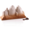 Tre cime 650 Silikomart stampo silicone bianco per torta cime dolomitiche da 21x8 h 11 cm