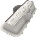 Snowfall bûche Silikomart stampo silicone bianco tronchetto nevicata 25x8 cm h 58 mm