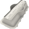 Snowfall bûche Silikomart stampo silicone bianco tronchetto nevicata 25x8 cm h 58 mm Snowfall bûche Silikomart stampo silicone bianco tronchetto nevicata 25x8 cm h 58 mm