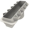 Snowfall bûche Silikomart stampo silicone bianco tronchetto nevicata 25x8 cm h 58 mm
