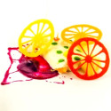 Arancia e limone Silikomart stampo silicone giallo 24 decori fette di arance e limoni