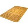 Stampo Lampo per 18 impronte in silicone giallo da Silikomart Linea Naturae Stampo Lampo per 18 impronte in silicone giallo da Silikomart Linea Naturae