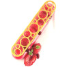 Lampo Silikomart stampo silicone giallo 18 decori di due diverse forme, linea Naturae Lampo Silikomart stampo silicone giallo 18 decori di due diverse forme, linea Naturae
