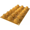 Pomodorino 14 Silikomart stampo silicone giallo 18 preparazioni pomodorini, linea Naturae Pomodorino 14 Silikomart stampo silicone giallo 18 preparazioni pomodorini, linea Naturae