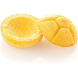 Michetta 92 Silikomart stampo silicone giallo 4 preparazioni panini rosette soffiate