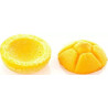 Michetta 92 Silikomart stampo silicone giallo 4 preparazioni panini rosette soffiate, linea Naturae