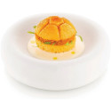 Stampo Michetta 92 pe 4 panini rosette soffiate in Silicone Giallo da Silikomart, linea Naturae