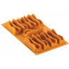 Femore 32 Silikomart: stampo silicone giallo 9 preparazioni ossa, linea Naturae Femore 32 Silikomart: stampo silicone giallo 9 preparazioni ossa, linea Naturae
