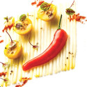 Peperoncino 13 Silikomart stampo silicone giallo 12 preparazioni peperoncino