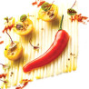 Peperoncino 13 Silikomart stampo silicone giallo 12 preparazioni peperoncino, linea Naturae Peperoncino 13 Silikomart stampo silicone giallo 12 preparazioni peperoncino, linea Naturae