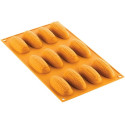 Pannocchia 20 Silikomart stampo silicone giallo 12 preparazioni pannocchie, linea Naturae