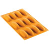 Pannocchia 20 Silikomart stampo silicone giallo 12 preparazioni pannocchie, linea Naturae Pannocchia 20 Silikomart stampo silicone giallo 12 preparazioni pannocchie, linea Naturae
